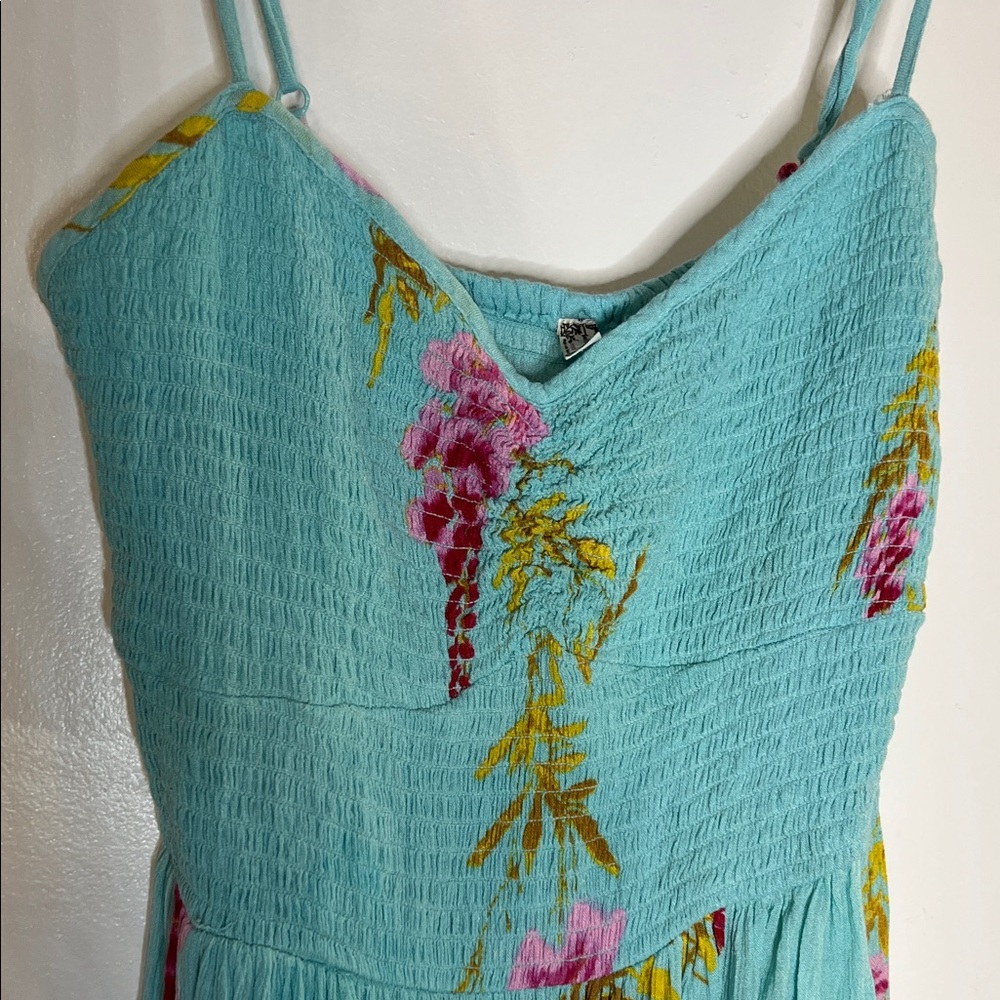 Free People Light Blue Floral Maxi Dress - Picture 6 of 11